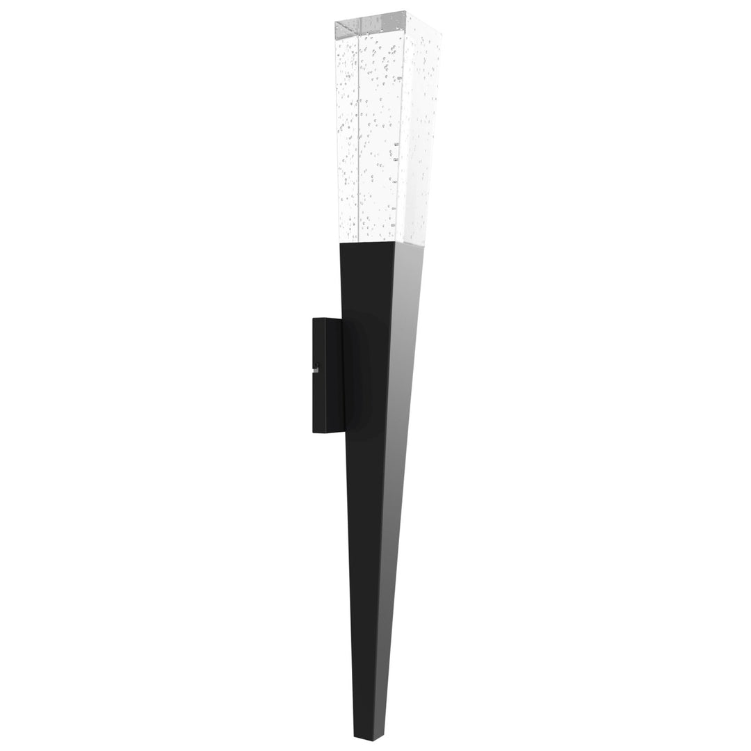 32" Wall Sconce In Black With Bubble Crystal by Avenue Lighting