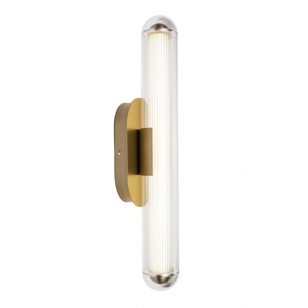 24" Wall Sconce In Aged Brass