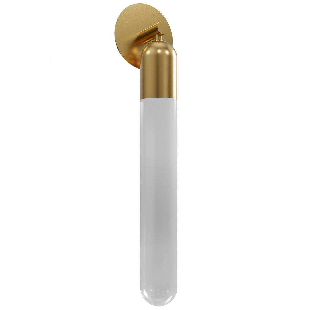 25" Wall Sconce In Aged Brass