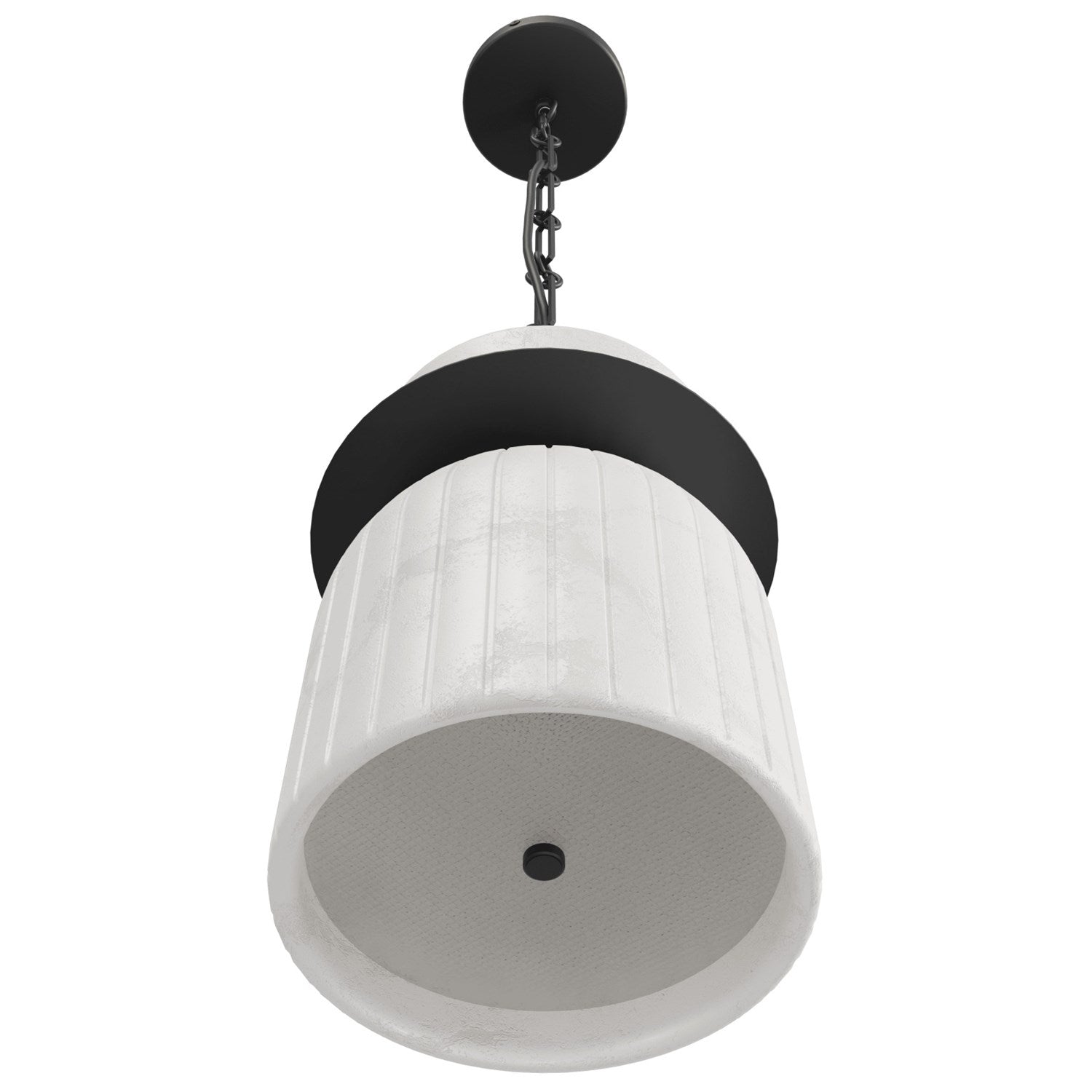 10" Led Pendant In Alabaster With Black Accents by Avenue Lighting