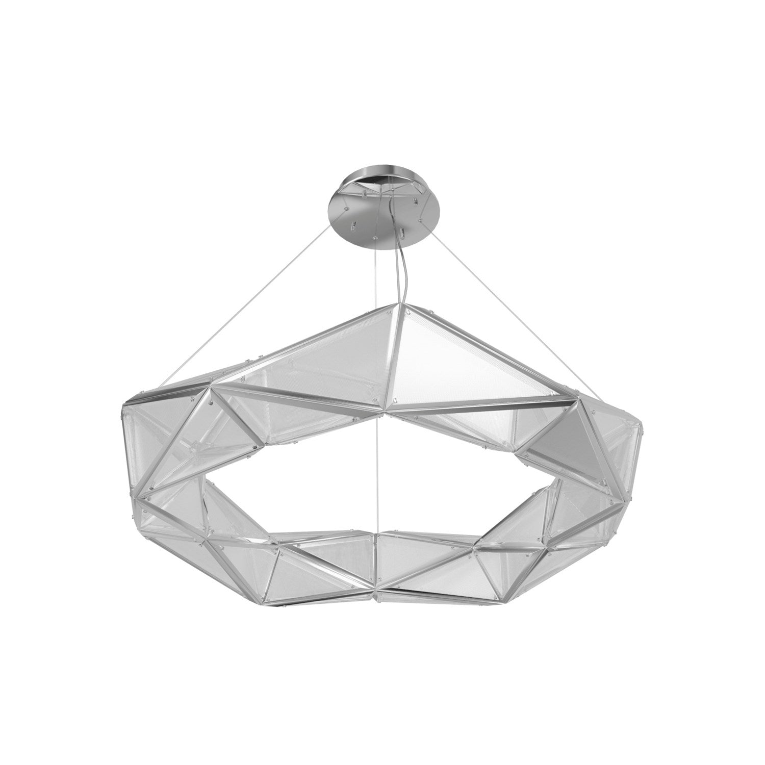 Seoul Pendant In Chrome by Avenue Lighting