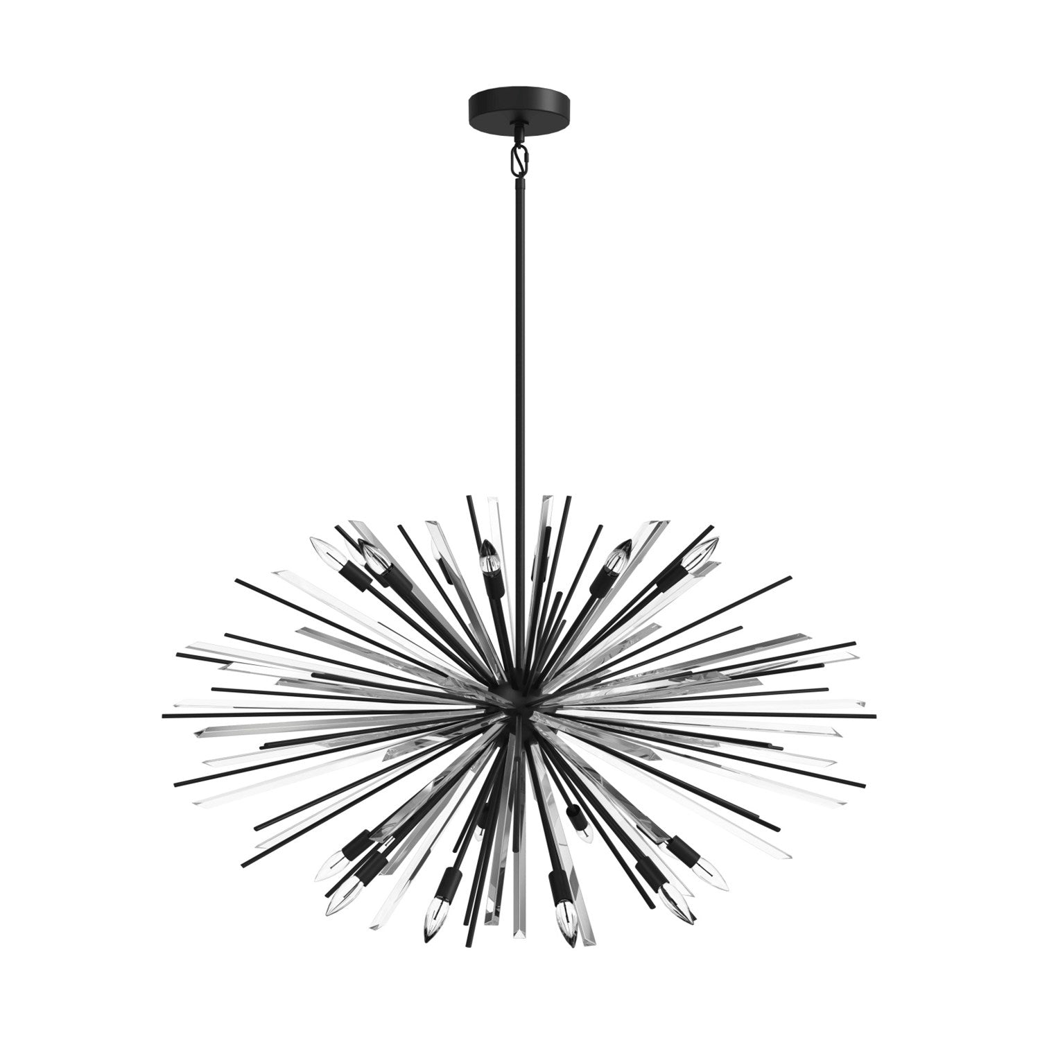 Chandelier In Black by Avenue Lighting