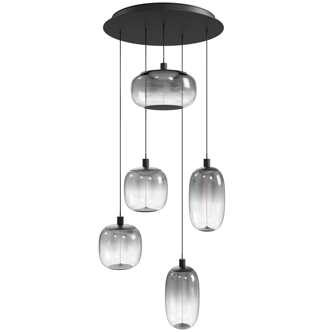 Pendant - Multi Port In Black by Avenue Lighting