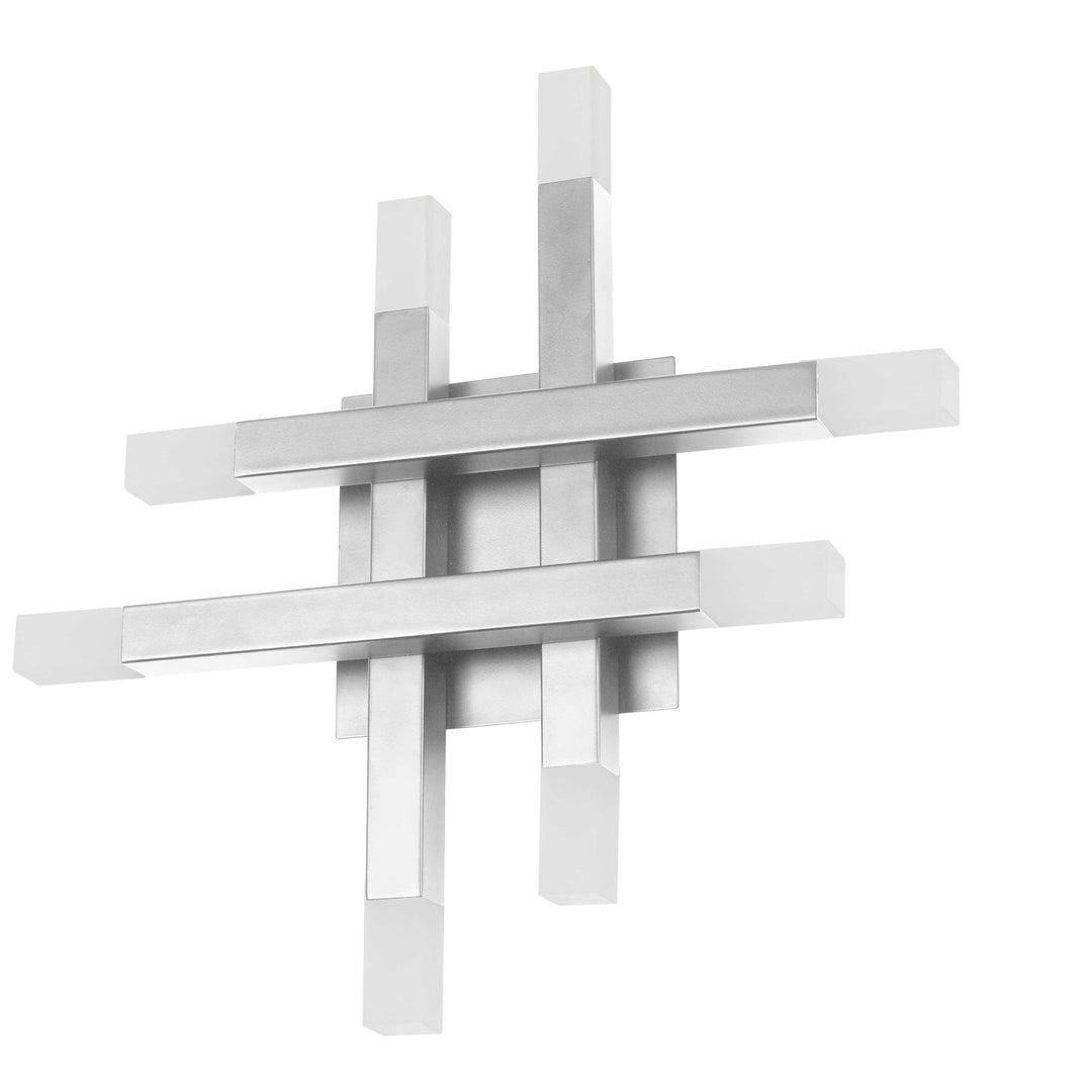 24W Wall Sconce Polished Chrome With Frosted Acrylic Diffuser by Dainolite