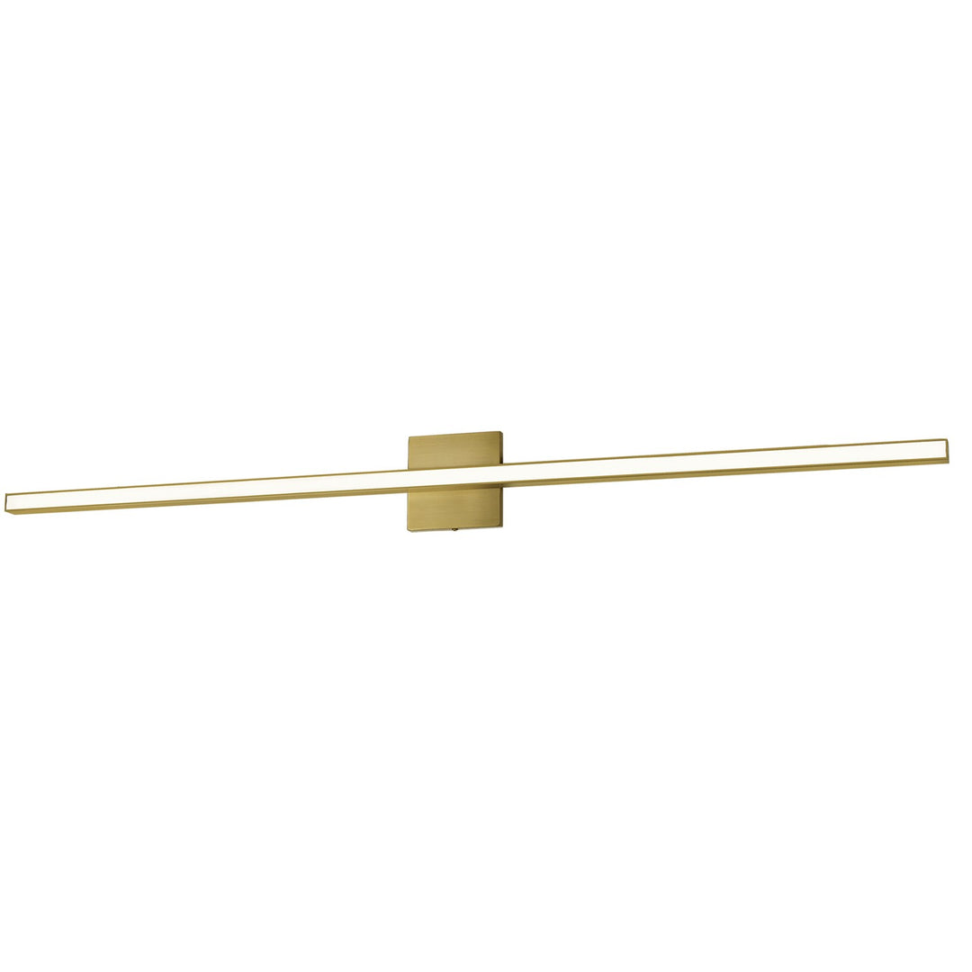 36W Colour Changing Vanity Aged Brass With Frosted Acrylic Diffuser by Dainolite