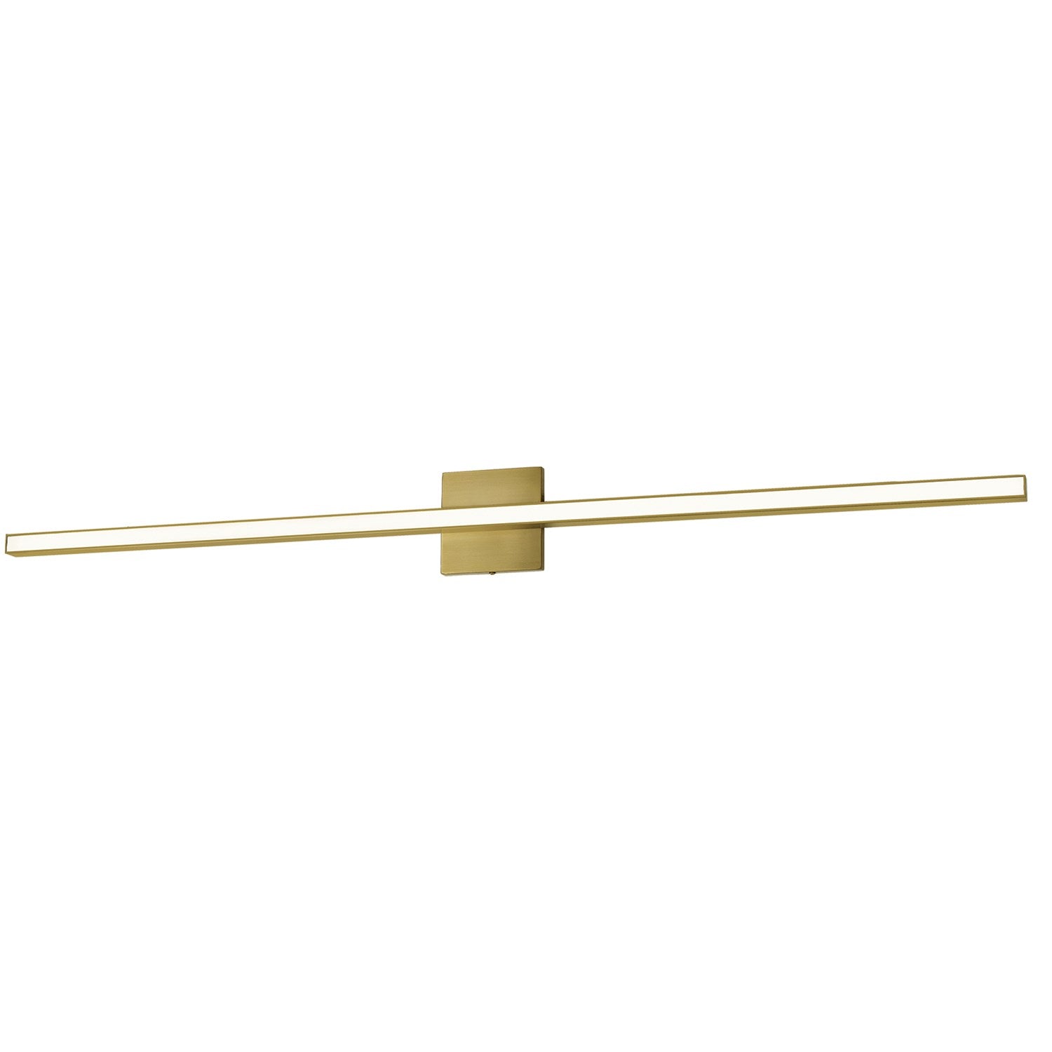 36W Colour Changing Vanity Aged Brass With Frosted Acrylic Diffuser by Dainolite