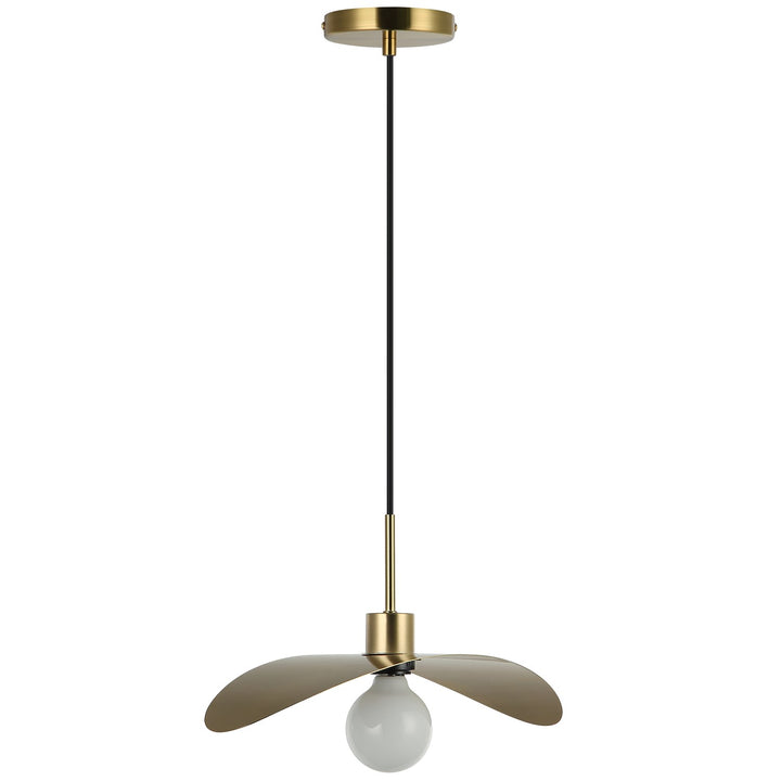 1 Light Aged Brass Pendant by Dainolite
