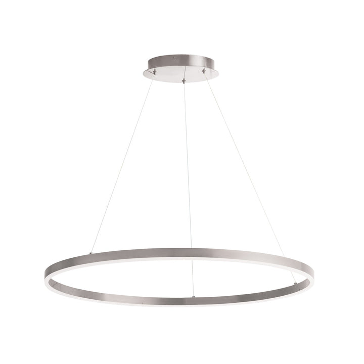 50W Colour Changing Temperature Chandelier, Silver With White Acrylic Diffuser by Dainolite