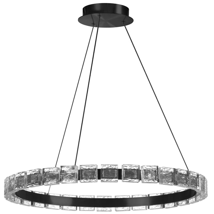 34W Led  Chandelier W/ Clear Acrylic by Dainolite
