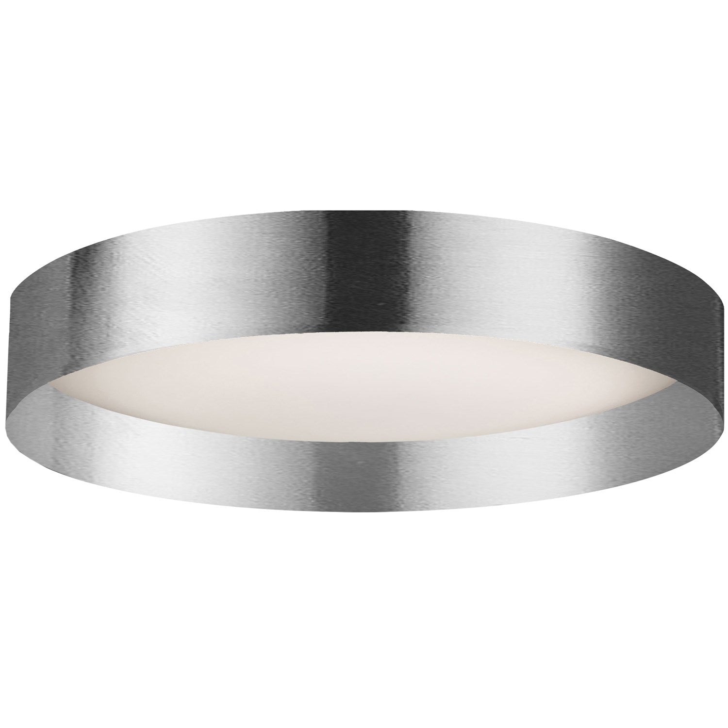 22W Flush Mount W/ Polished Chrome Metal Shade by Dainolite
