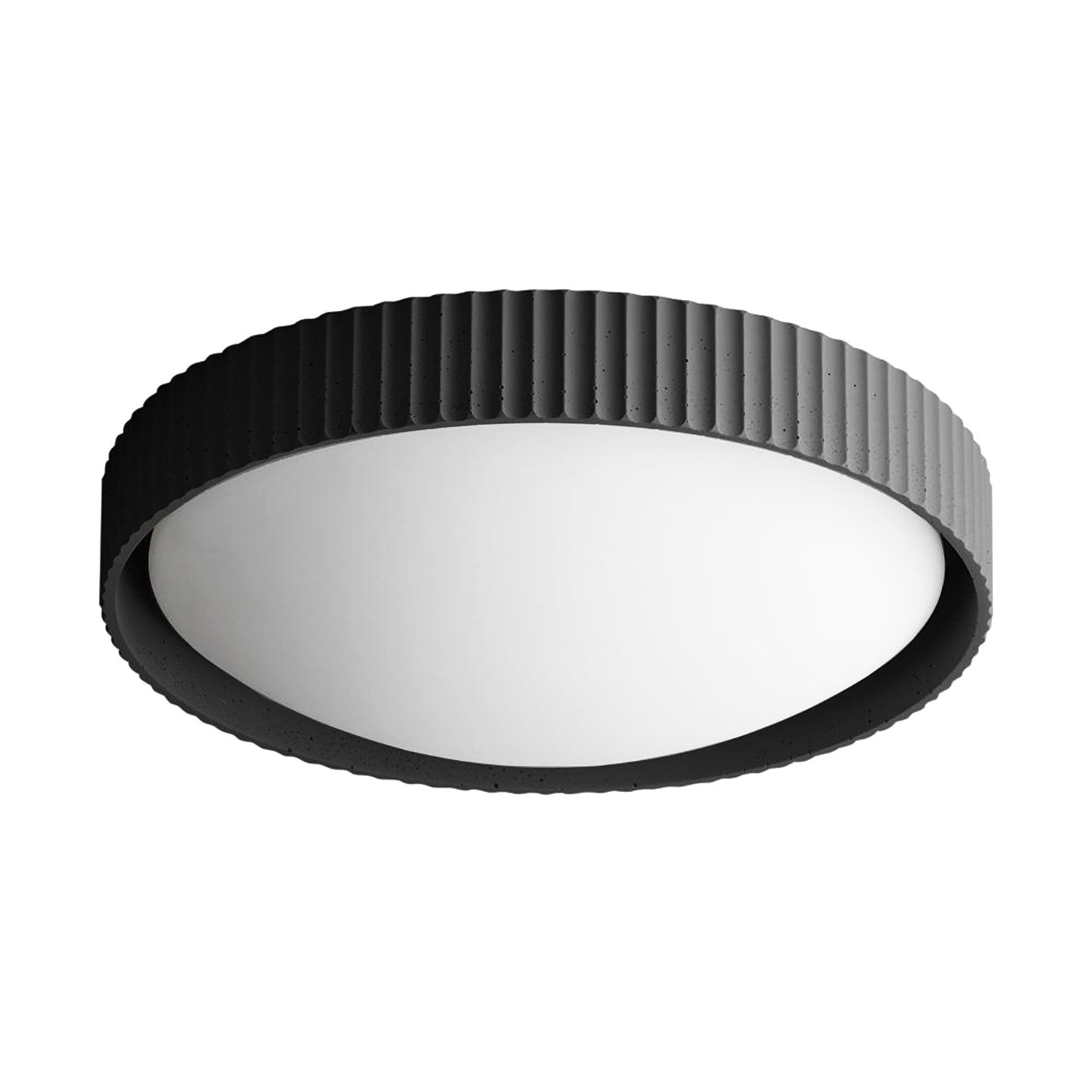 37W Flush Mount, Matte Black 3 Colour Change Temperature by Dainolite