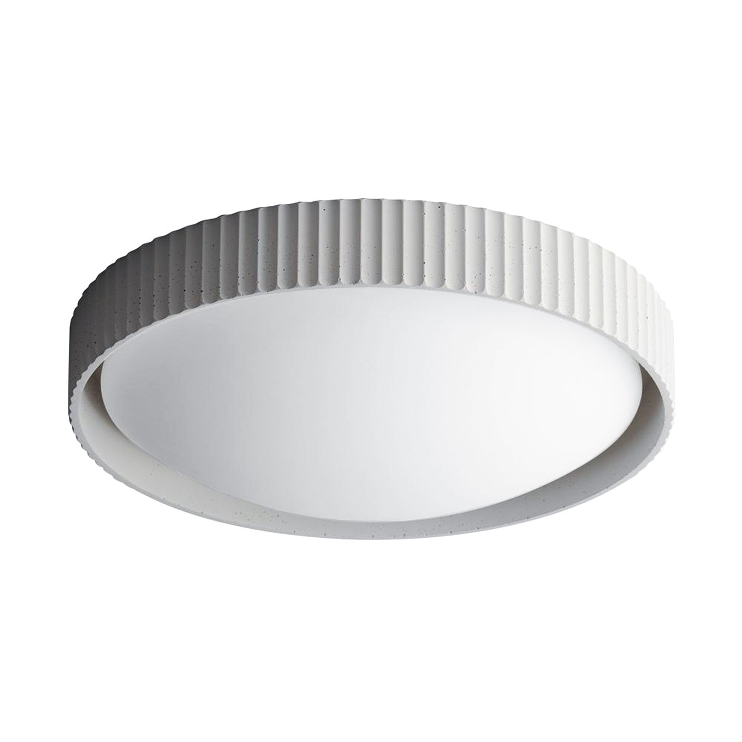 37W Flush Mount, Matte White 3 Colour Change Temperature by Dainolite