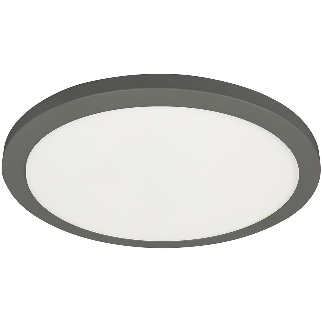 30W Matte Black Flush Mount 5Cct by Dainolite