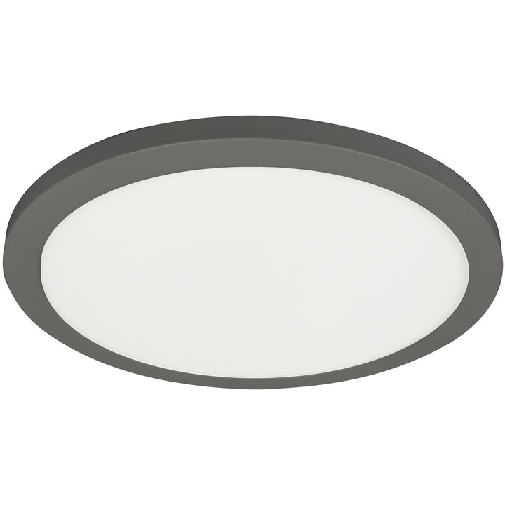30W Matte Black Flush Mount 5Cct by Dainolite