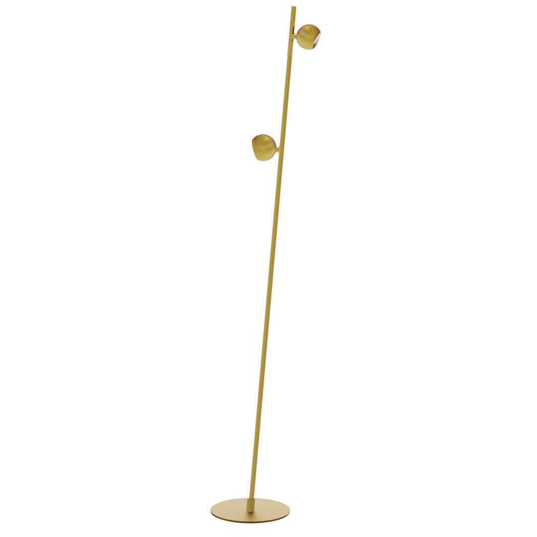 10.5W Aged Brass Floor Lamp by Dainolite