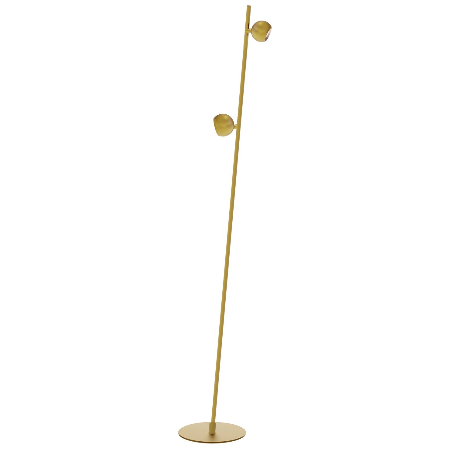 10.5W Aged Brass Floor Lamp by Dainolite