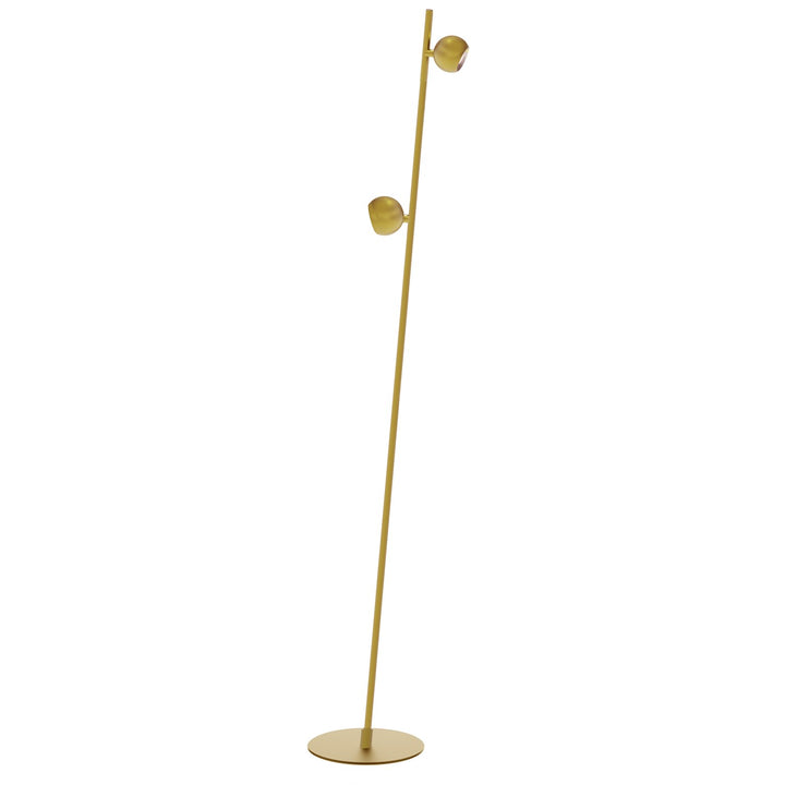 10.5W Aged Brass Floor Lamp by Dainolite