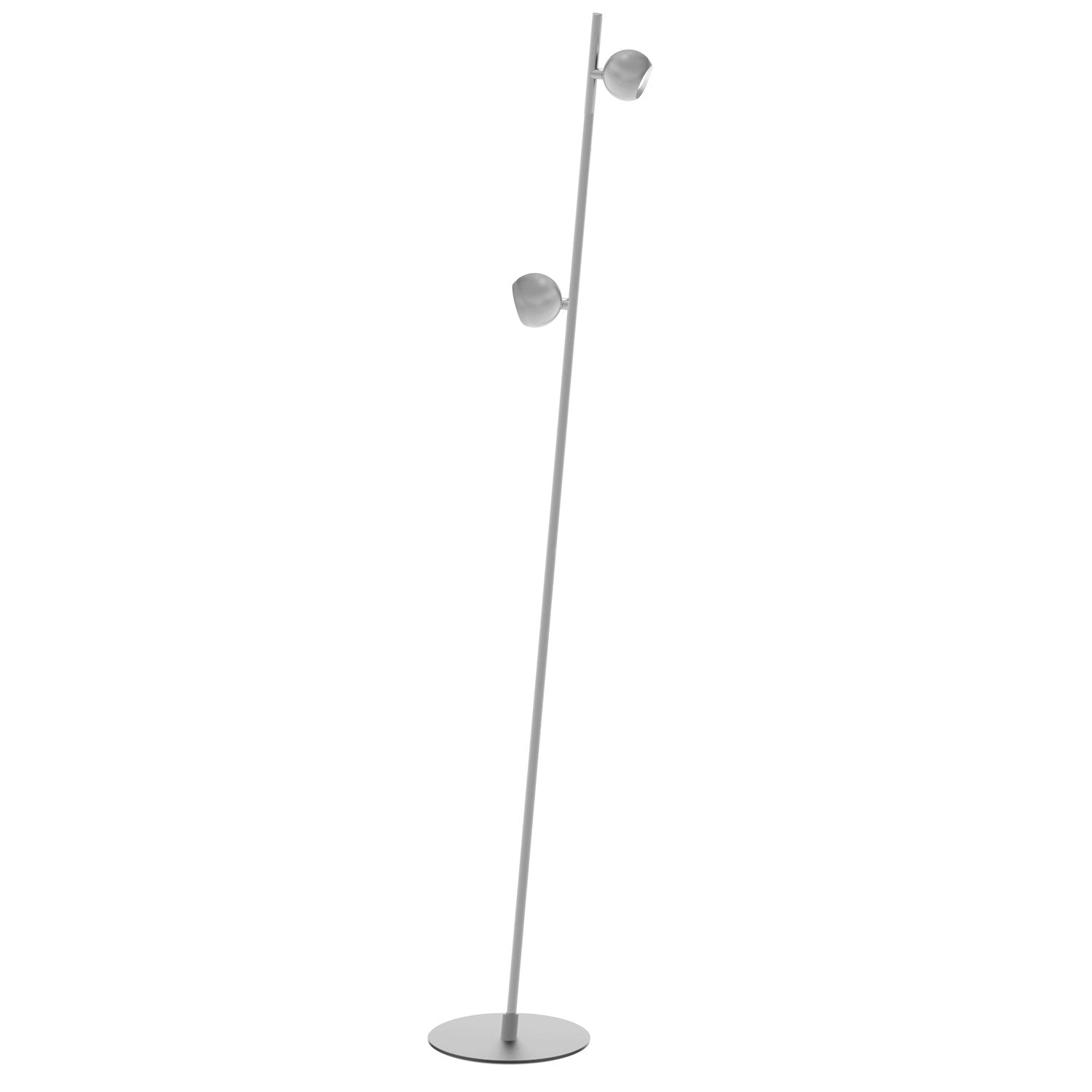 10.5W Satin Nickle Floor Lamp by Dainolite