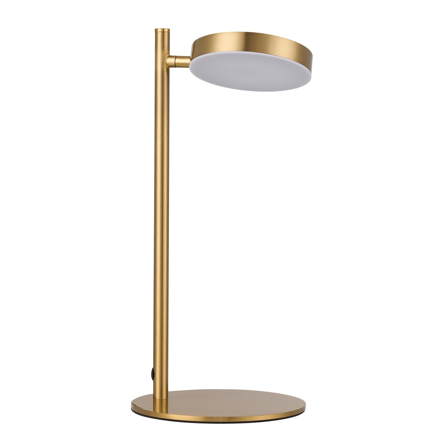 1 Light Led  Table Lamp Aged Brass by Dainolite