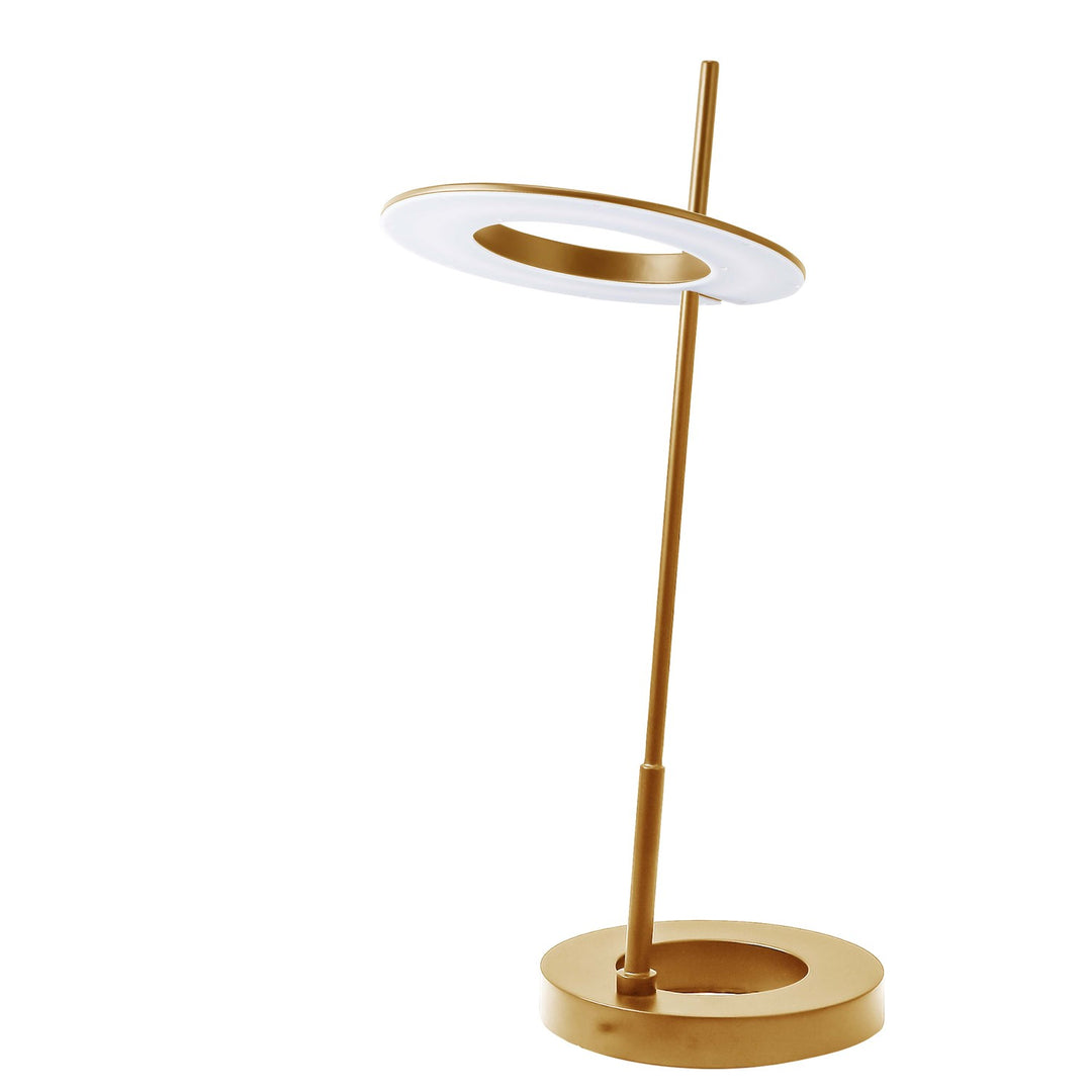 11W Table Lamp Aged Brass by Dainolite