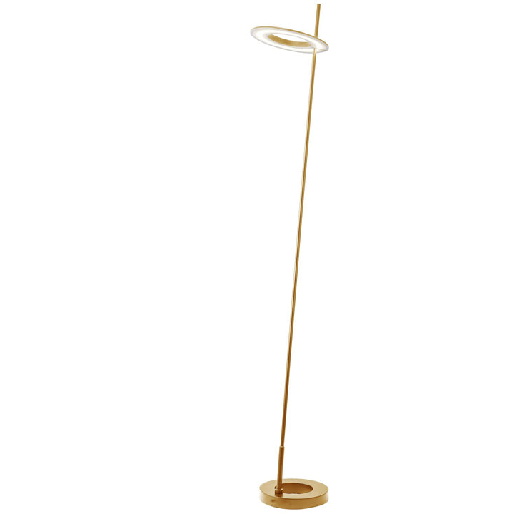 20W Floor Lamp Aged Brass by Dainolite