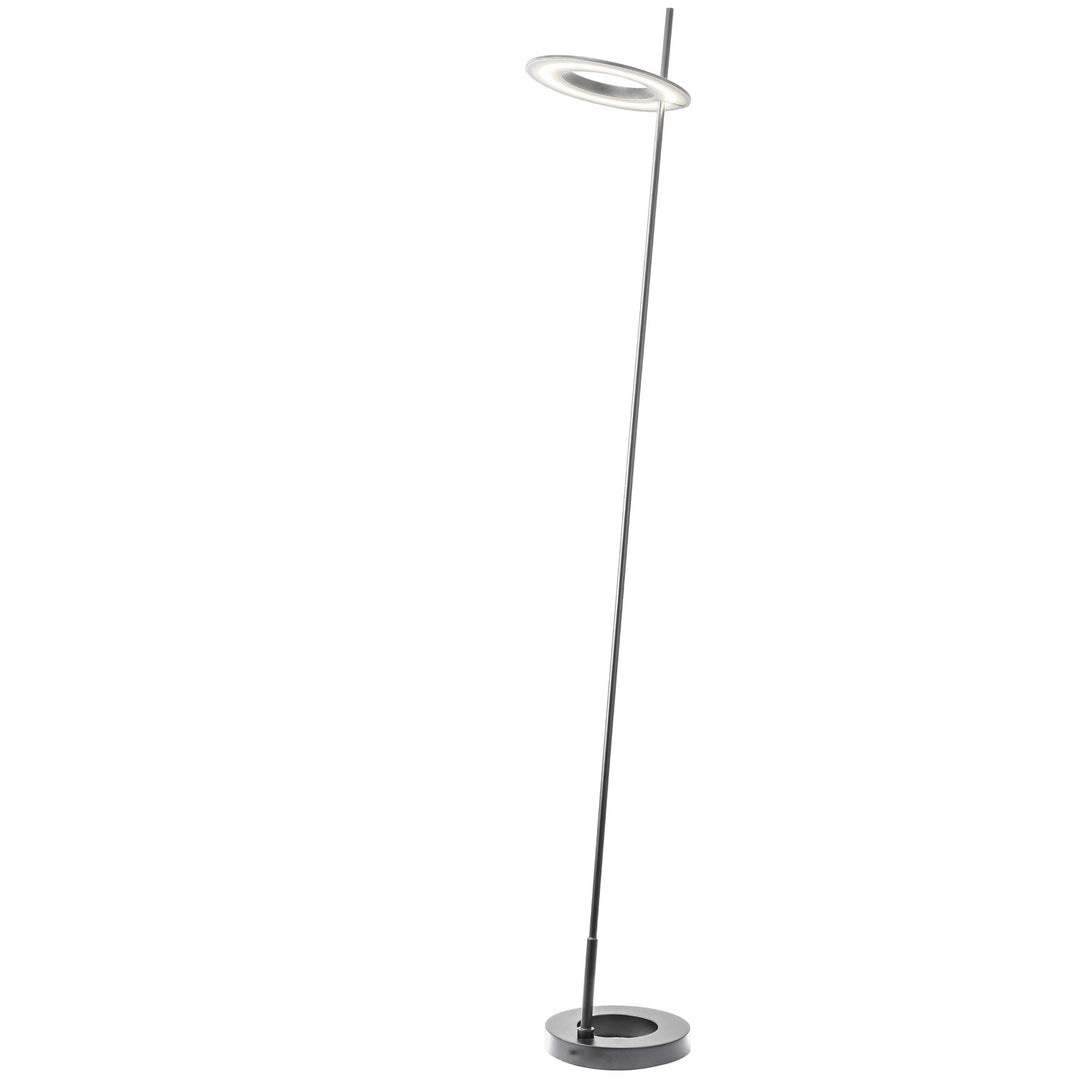 20W Floor Lamp Satin Chrome by Dainolite