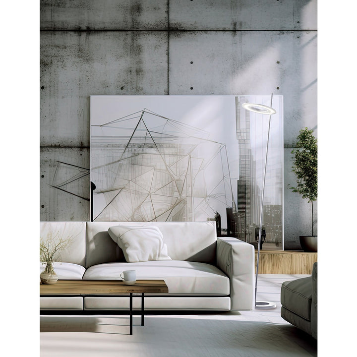 20W Floor Lamp Silver
