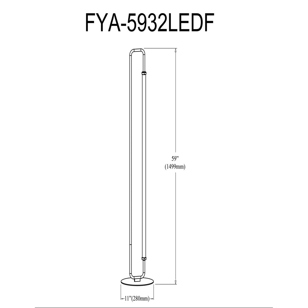 1 Light Led  Table Lamp Matte Black W/ White Acrylic