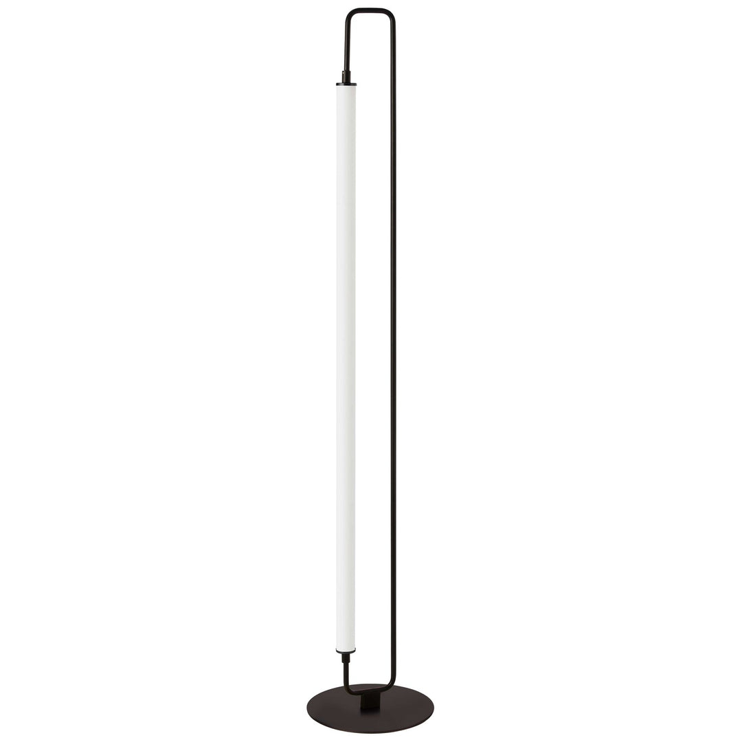 1 Light Led  Floor Lamp Matte Black W/ White Acrylic by Dainolite