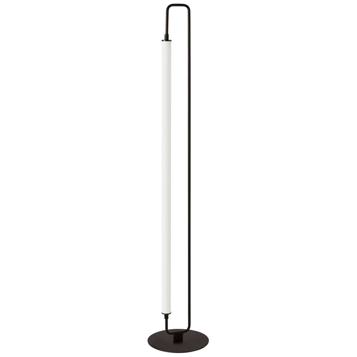 1 Light Led  Floor Lamp Matte Black W/ White Acrylic by Dainolite