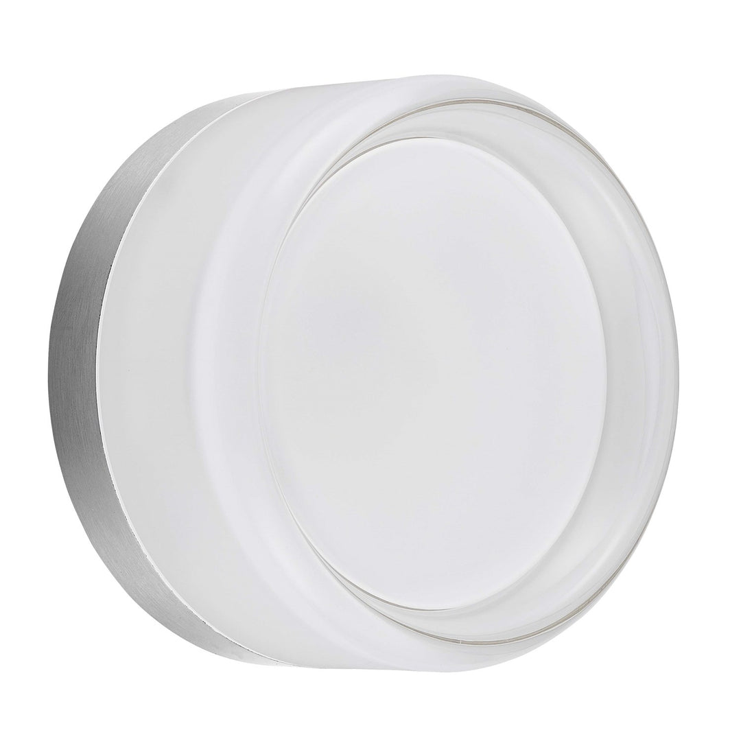 15W Wall Sconce Polished Chrome With Clear & Frosted Acrylic Diffuser by Dainolite