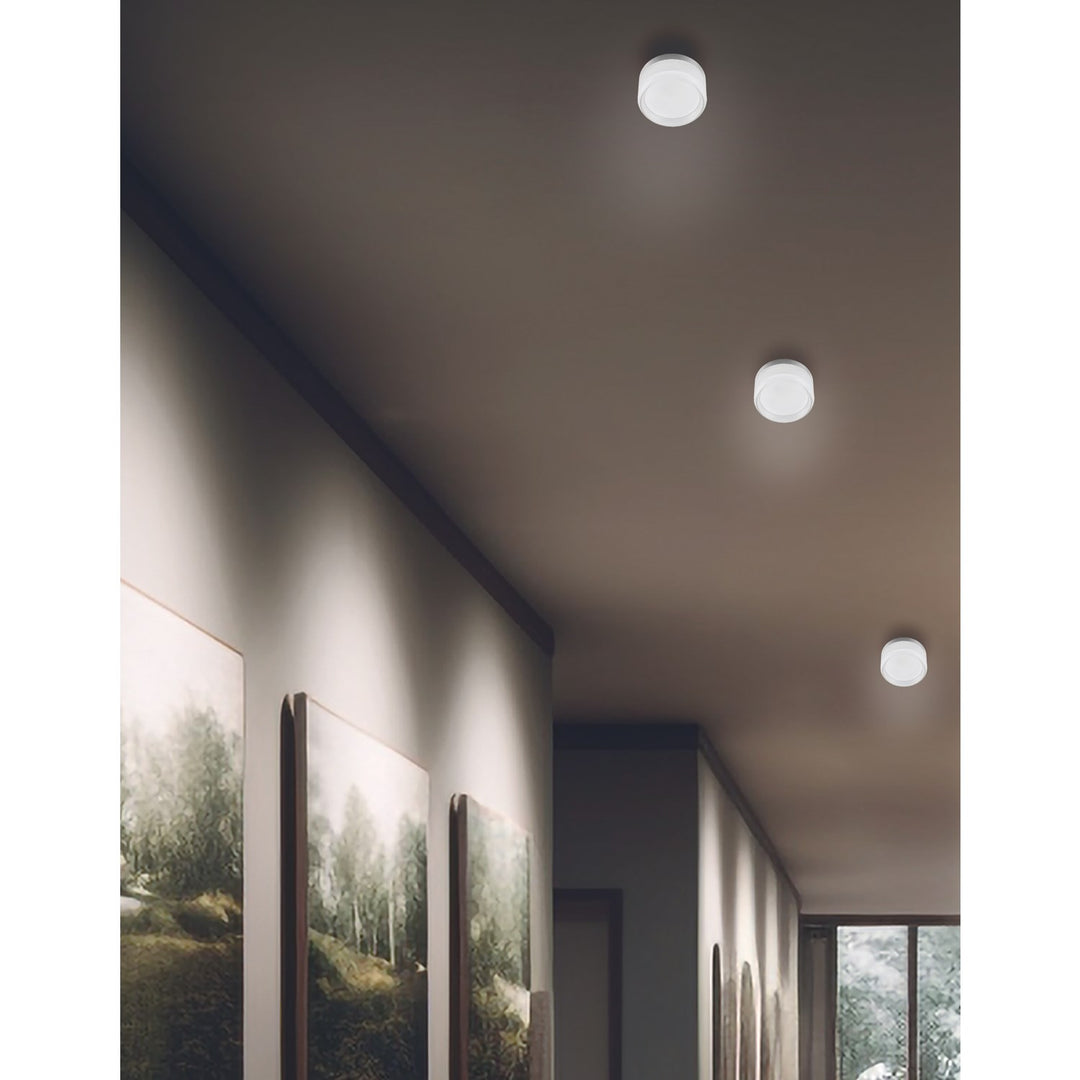 15W Wall Sconce Polished Chrome With Clear & Frosted Acrylic Diffuser