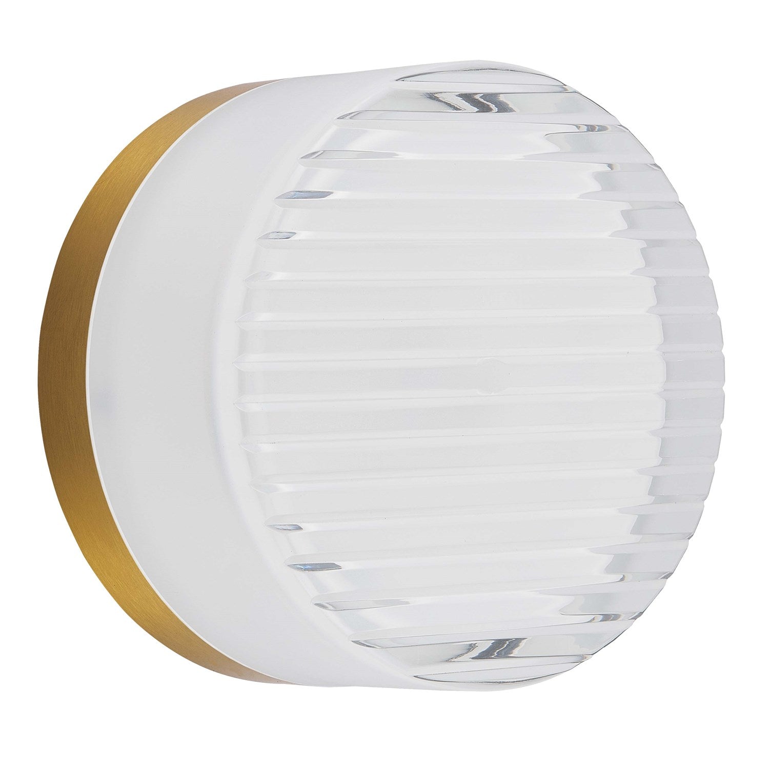 15W Wall Sconce Aged Brass With Clear & Frosted Acrylic Diffuser by Dainolite