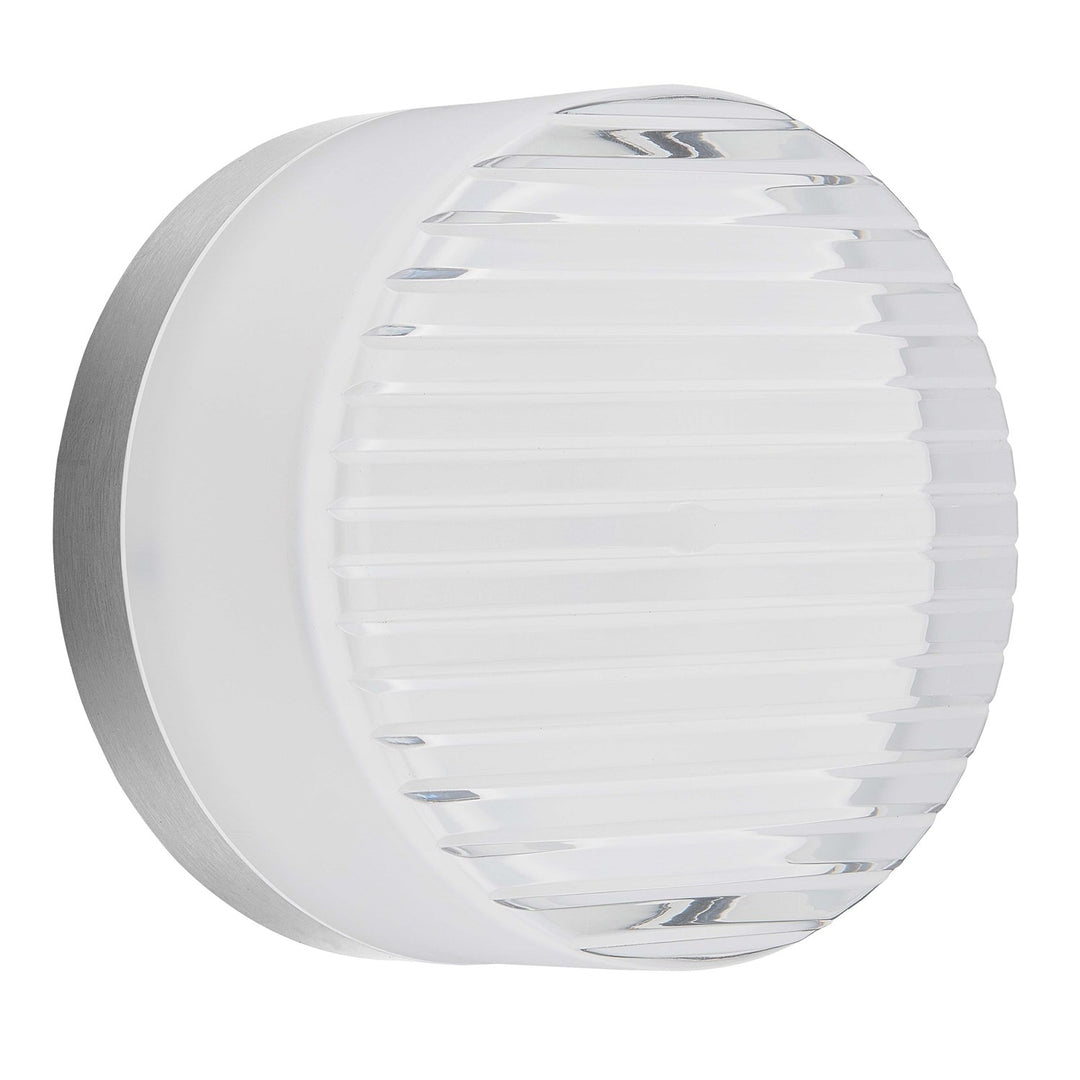 15W Wall Sconce Polished Chrome With Clear & Frosted Acrylic Diffuser by Dainolite