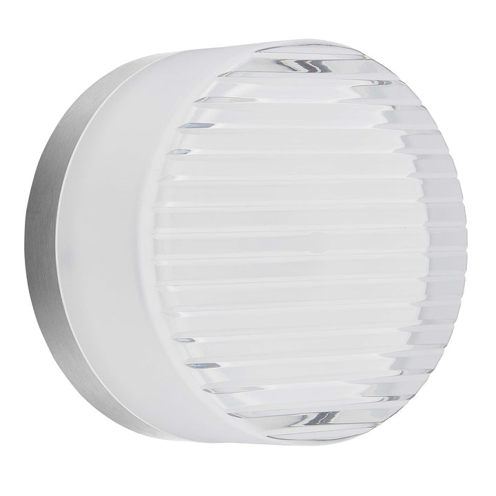 15W Wall Sconce Polished Chrome With Clear & Frosted Acrylic Diffuser by Dainolite