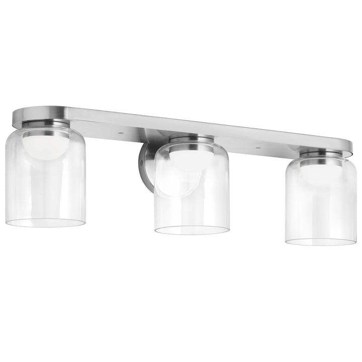 10W Led  Vanity Polished Chrome W/ Clear Glass by Dainolite