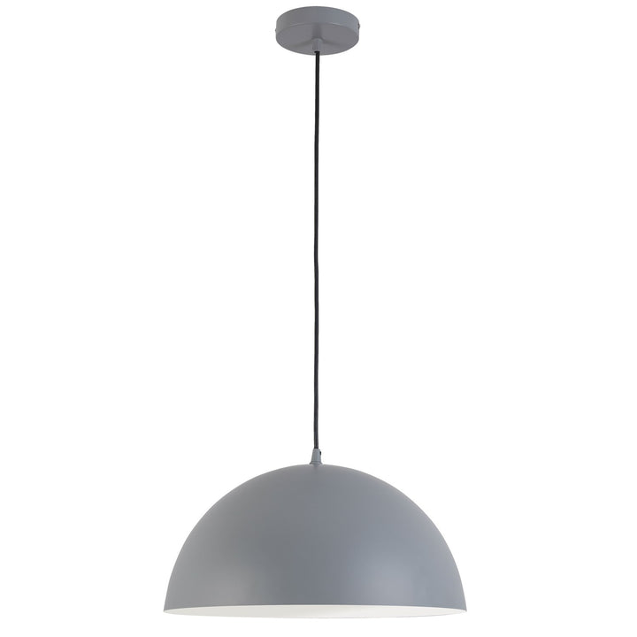 1 Light Incandescent 16" Pendant Grey by Dainolite