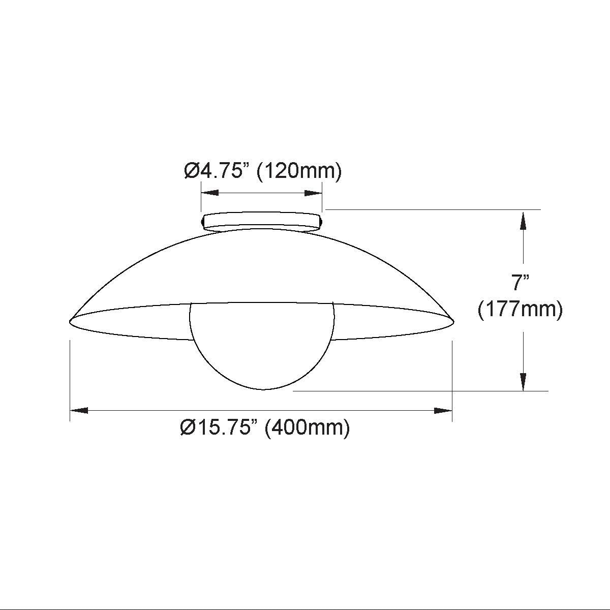 1 Light Flush Mount, Matte White W/ Opal Glass