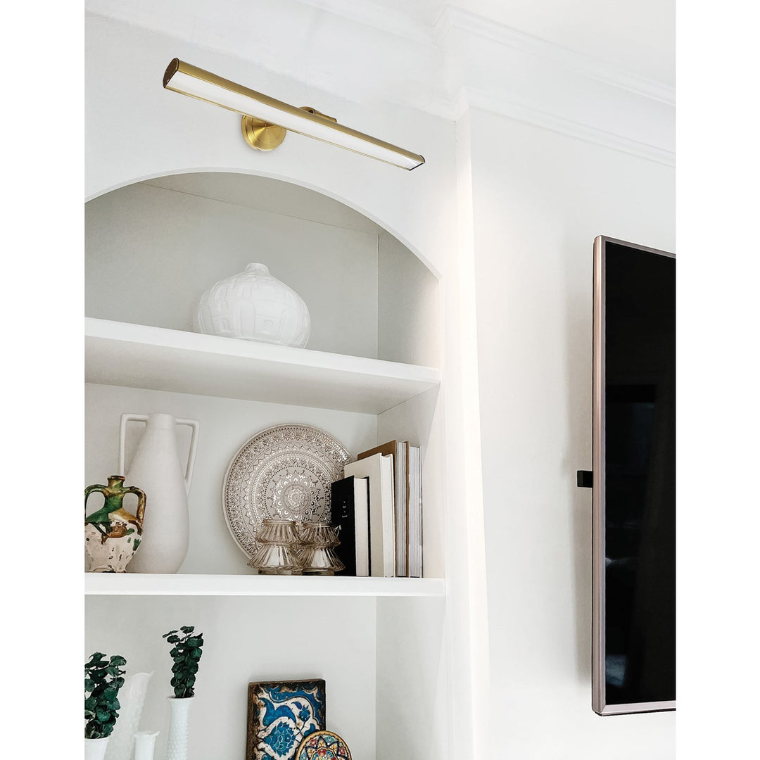 30W Aged Brass Picture Light