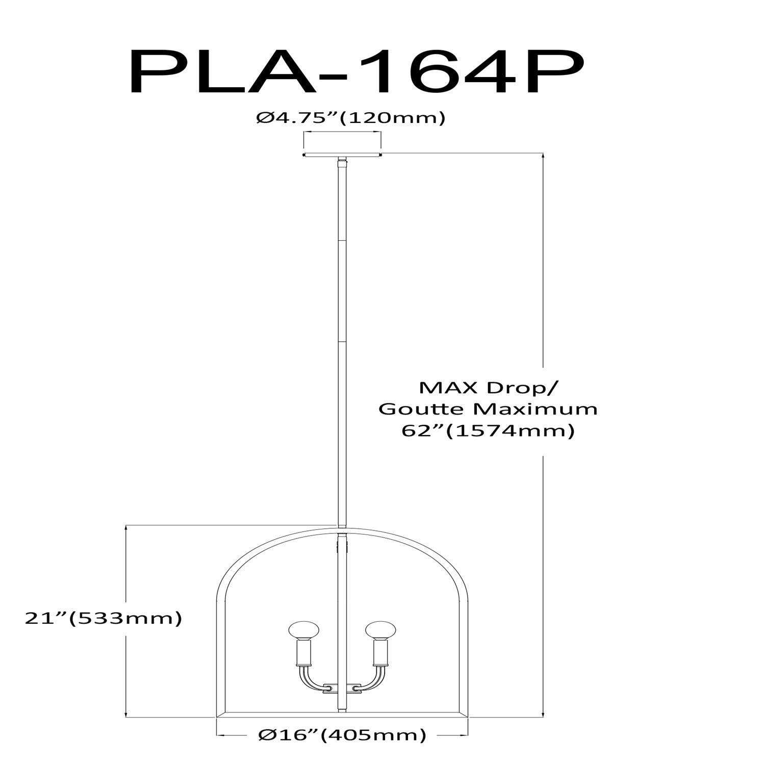 4 Light Flush Mount In Matte Black