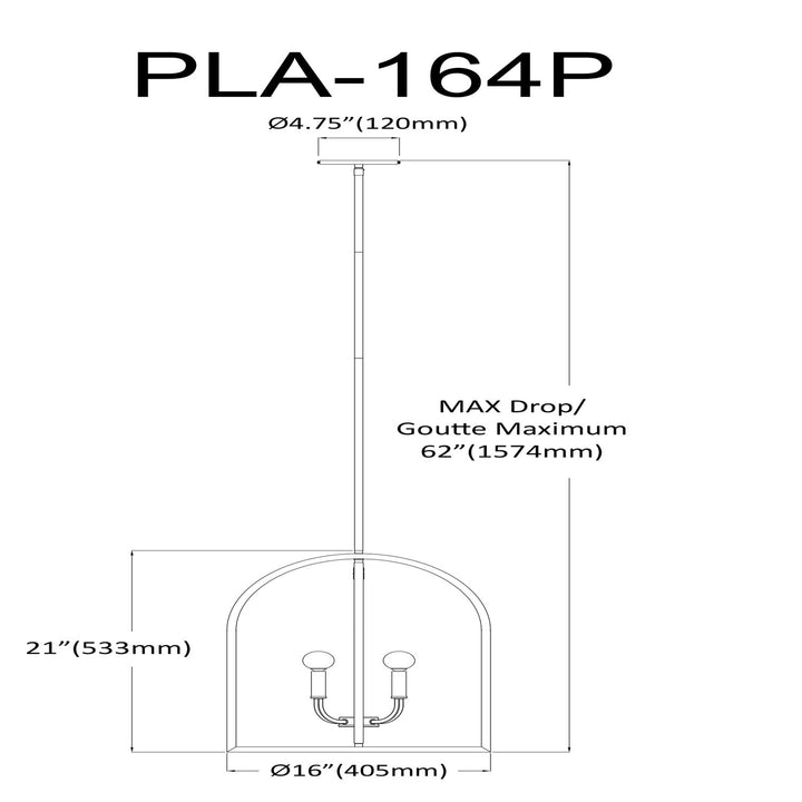 4 Light Flush Mount In Matte Black