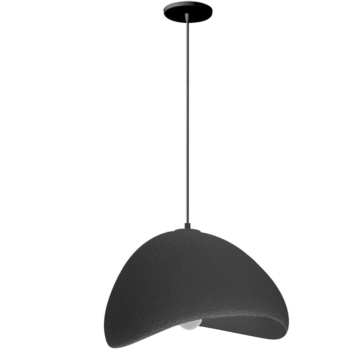 1 Light Pendant In Matte Black by Dainolite