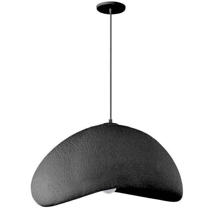 1 Light Pendant In Matte Black by Dainolite
