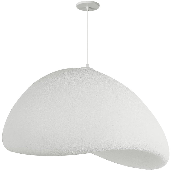1 Light Pendant In Matte White by Dainolite