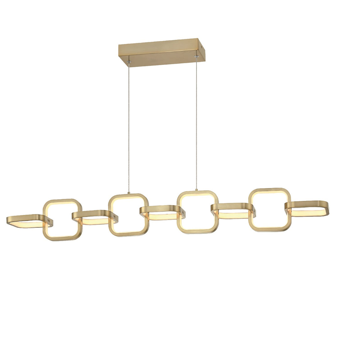 59W Led  Pendant Aged Brass by Dainolite