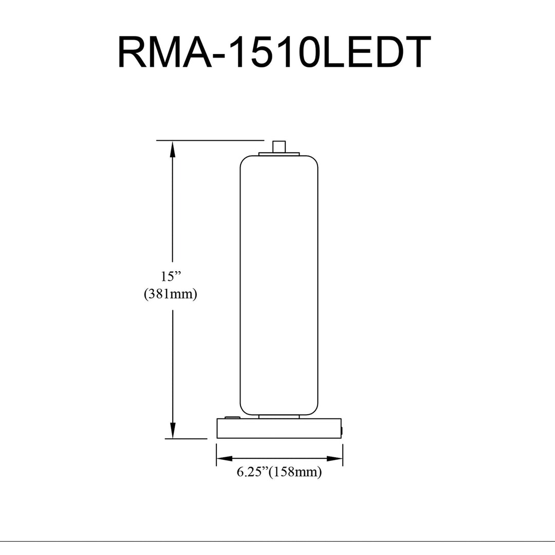 10W Led Pendant, Matte Black With Clear Fluted Glass