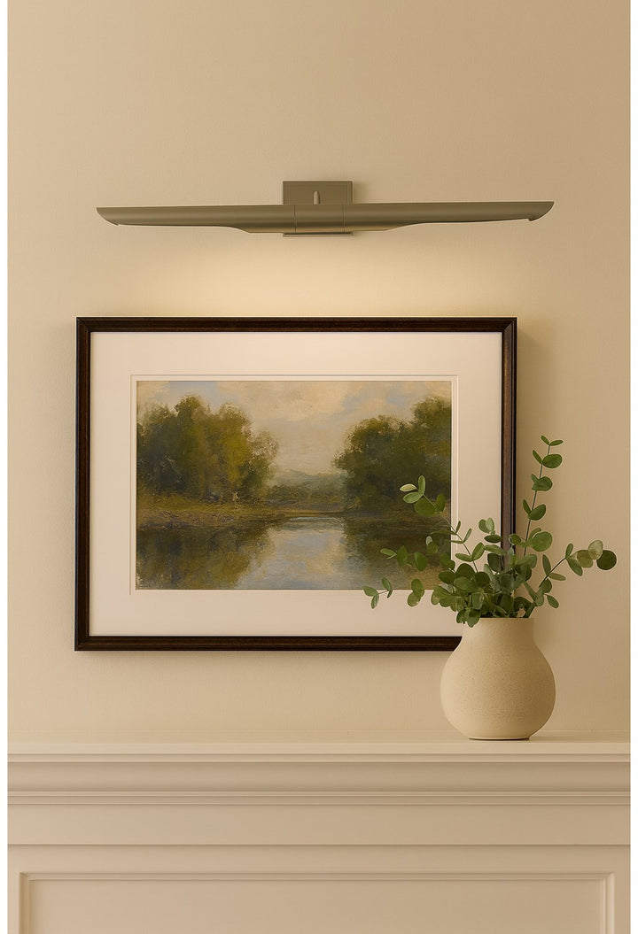 2 Light Satin Chrome Picture Light
