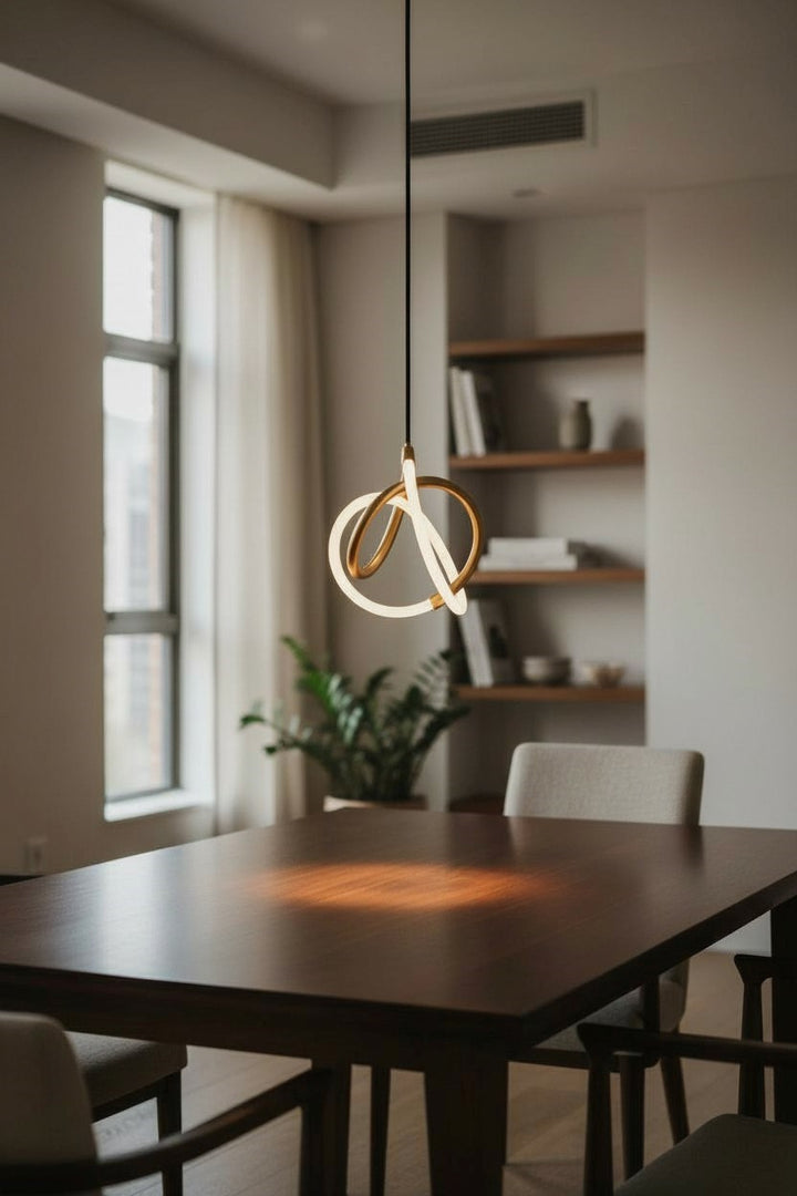 15W Pendant Gold & Matte Black