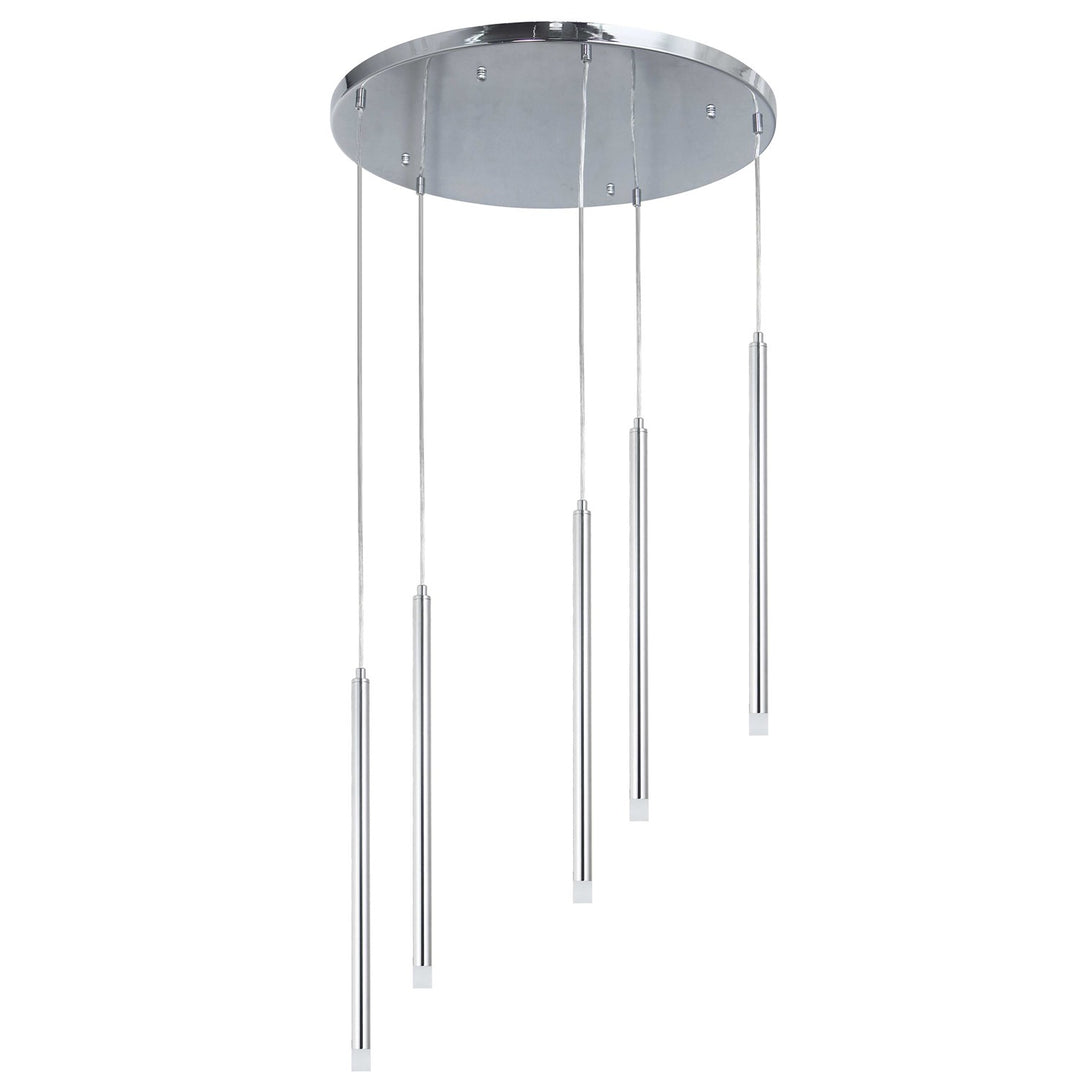 15W Pendant In Polished Chrome by Dainolite