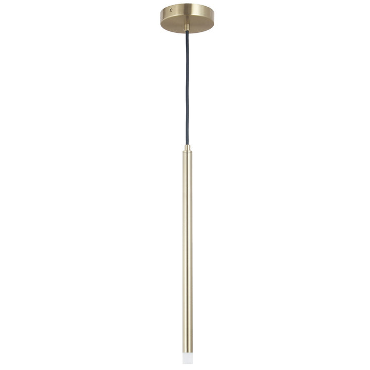 3W Pendant Aged Brass With Frosted Acrylic Diffuser by Dainolite
